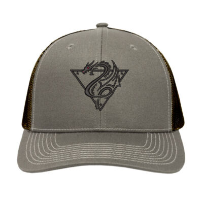 NJSP Olive  / Black Cap w/ Dragon Tattoo Embroidery Thumbnail