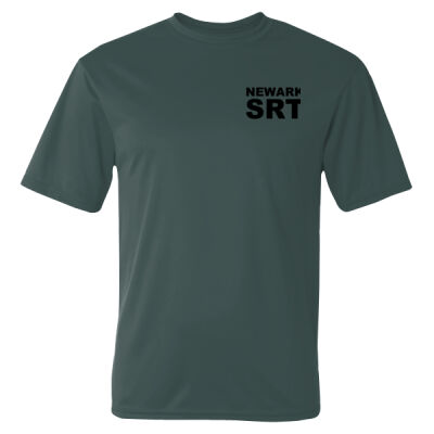 ERO SRT "Shield" Performance Tee - Green w/ Black Artwork & Sleeve Flag - Performance T-Shirt Thumbnail