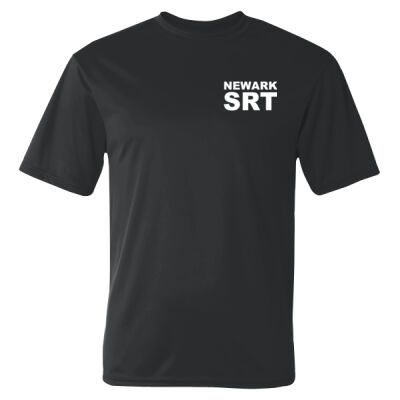 ERO SRT "Shield" Performance Tee - Black w/ White Artwork & Sleeve Flag Thumbnail