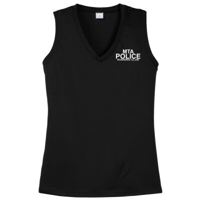 MTAPD Running Club Women's Sleeveless V-Neck Performance Tee - Ladies Sleeveless PosiCharge ® Competitor V Neck Tee Thumbnail